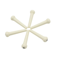 ABS Guitar Parts Endpin with Abalone Dot Bridge End Pin for Acoustic Guitar