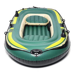 3 Person Inflatable Boat Set Raft Air Canoe Kayak Dinghy Fishing Rafting Water Outdoor Sport
