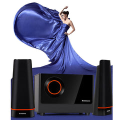 Speaker 360 Stereo Hi-Fi Subwoofer Bass Adjustable Multi-Media Desktop Loudspeaker USB Power Supply for Desktop Computers Laptops