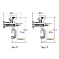 Meat Grinder Sausage Filler Stainless Steel Manual Filling Machine for Pork Beef Fish Chicken Rack Pepper