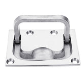 Stainless Steel 316 Flush Hatch Lift Ring Hatch Pull Handle Locker Cabinet Hardware