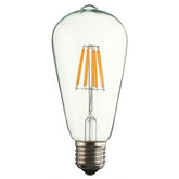 E27 8W Warm White Non-Dimmable COB LED Filament Retro Edison Bulbs 220V