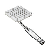 Stainless Steel Square Shape Silicone Water Outlet Bathroom Rainfall Shower Head