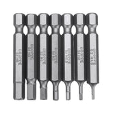 10Pcs Magnetic Hexagon Hex Screwdriver Bits H1.5/H2/H2.5/H3/H4/H5/H6 1/4 Inch Hex Shank Screwdriver Set For Bosch