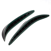 Pair PVC Bumper Strips Anti-Collision Strip For Front Rear Car