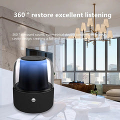 Bluetooth Speaker Wireless Speaker 10W Bass Atmosphere Light Mini Audio Subwoofer Portable Speaker