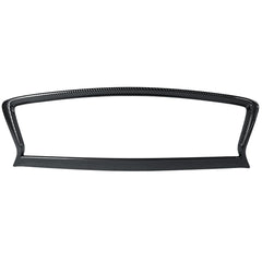 Carbon Fiber Color Front Side Car Grill Outline Trim Cover Overlay