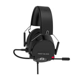 Gaming Headset Foldable Headphone with Virtual 7.1 One-way Noise Reduction Microphone Colorful Light for PC Laptop