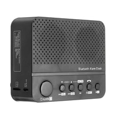 Wireless Alarm Clock Mini Bluetooth Speaker With Card Play FM Radio