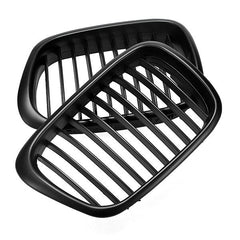 Pair Front Grille Grill Black for BMW E39 5 Series