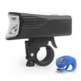 350 Lumen XPG Bike Light Set 1500mah Lithium Battery Rechargeable Headlights