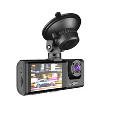 2 Inch Dash Cam 3-way HD 1080P Three-lens Parking Monitor with Night Vision Car DVR
