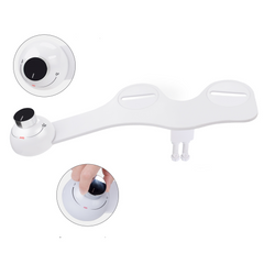 Ultra Thin Non-Electric Bidet Toilet Seat Dual Nozzle Sprayer