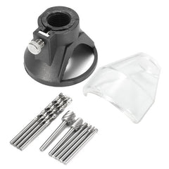 Rotary Positioner Locator with Protective Cover 6pcs Wood Milling Cutter and 4pcs Drills