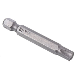4pcs/set Magnetic Y Shaped Screwdriver Bit Hex Shank Y4/5/6/8