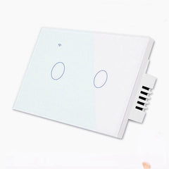 Wifi Wall Touch Sensitive Switch App Remote Control 1/2/3/4 Gang Wireless LED Light Smart Touch Screen Switch Work with Alexa Google Assistant