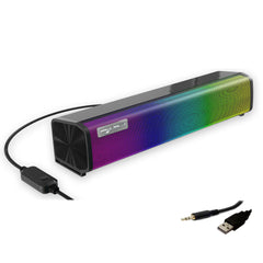 Wired Computer Speaker Shocking Sound Convenient Line Control Three-dimensional Surround for PC Laptop