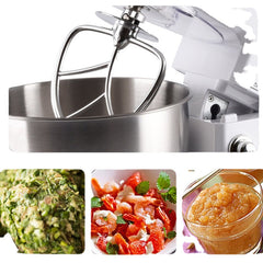 Three In One Electric Stand Mixer Dough Hook Beater Noise Reduction 6 Speed Adjustment 800W