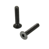 M3CH4 100Pcs M3 Carbon Steel Countersunk Hex Socket Screw 6-20mm Flat Head Hex Screw Metric