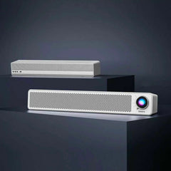 Bluetooth 5.0 Speaker Desktop Sound Bar Hard Solution DSP Double Horn Speaker USB Power Supply
