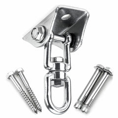3-Types 180/360 Heavy Duty Swivel Hangers Stainless Steel Swing Hooks For Yoga Hammock