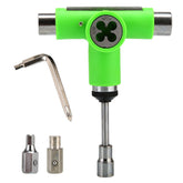 T Type Multifunctional Scooter Adjusting Tool Universal Allen Wrench Screwdriver Sandpaper Socket Wrench Skateboard Repair Tool