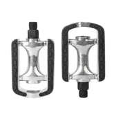 1 Pair Aluminum Alloy Bike Pedals Reflective Strip Cycling Pedals Bicycle Accessories