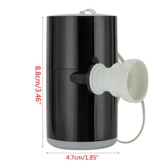 Outdoor Camping Tiny Air Pump With Camping Lamp Ultralight 1300mAh 180L/Min USB Charging Mini Inflator 3-level Brightness Adjustment