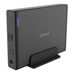 Vertical Type-C 3.5inch SATA HDD Case External Hard Drive Enclosure