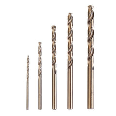 Upgrade 5Pcs 2-6mm HSS-CO Cobalt Twist Drill Bits For Bosch Dremel Rotary Tool
