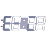 16 inch Modern Smart Photosensitive Digital Wall Clock 3D Plastic Stereo Silent Clock LED Electronic Clock