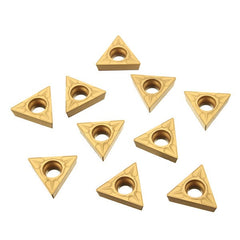 10pcs Carbide Inserts Triangular Tungsten Steel Carbide Inserts For Turning Tool