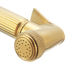 Copper Bathroom Portable Bidet Sprayer Handhold Toilet Shower Head for Personal Hygiene w/ 1.5m Stainless Steel Hose