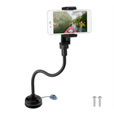 Kayak Canoe Phone Mount Base Cellphone Holders with Flexible Long Arm Dinghy Marine Boat Photograph Camera Bracket Accessories