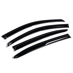 4Pcs Plastic Exterior Visor Vent Shades For Honda Accord 2008-2012 8TH Window Sun Rain Guard Deflector