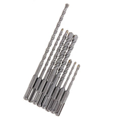 8pcs 5-12mm SDS Plus Shank Electric Hammer Drill Bit 5/6/8/10/12mm Carbide Tip Masonry Concrete