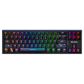 Mechanical Gaming Keyboard 71 Keys Hot-Swappable Blue Switch RGB Backlit Detachable Type-C Wired Gaming Keyboard for Office Gamer