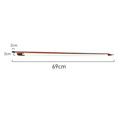 Professional Violin/Fiddle Bow 4/4 Snakewood Baroque Style Frog White Mongolia Horsehair Well Balance