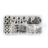 360Pcs 8 Sizes Stainless Steel Flat Washers Assortment Set M2/2.5/3/4/5/6/8/10