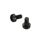 50pcs M2 Black Nylon Round Phillips Screw Bolts 4/8/10/12mm