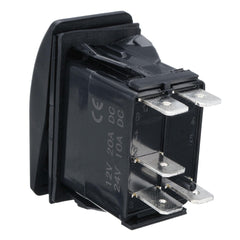 12V 20A Marine 5-Pin Rocker Switch Orange LED SPST ON-OFF Light Bar Waterproof