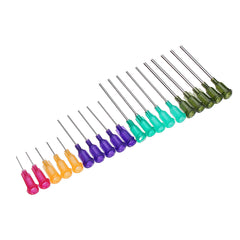 60Pcs/Set Dispensing Needle Kits Blunt Tip Syringe Needles Cap for Refilling and Measuring Liquids Industrial Glue Applicator