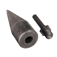 Hex Shank/Square Handle Firewood Splitting Drill Bit Wood Cone Drilling Tool Kit