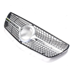 Diamond Look Front Bumper Grille Grill Silver For Mercedes Benz Vito