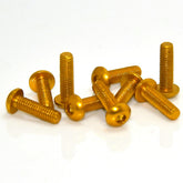 10Pcs M312mm Hex Socket Screws Round Head Cap Screw 7075 Aluminum Alloy