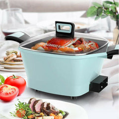 Multifunctional Electric Hot Pot 800W Non-Stick Pot Heating Pan Soup Pot