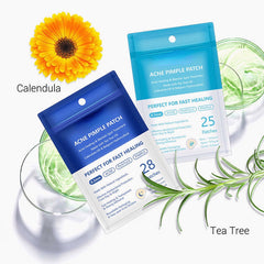 Tea Tree Daily Acne Stickers + Night acne Stickers Fade Blackhead Acne Remover