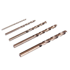 Upgrade 5Pcs 2-6mm HSS-CO Cobalt Twist Drill Bits For Bosch Dremel Rotary Tool
