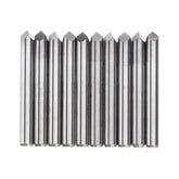 10pcs 3.175mm Shank 90 Degree 0.1/0.2/0.3mm Tip Engraving Bit CNC Tool