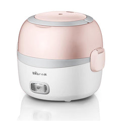 Bear Portable Electric Heating Rice Cooker Plug-in Heating Insulation Hot Rice Pot for Worker